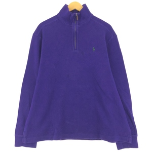 古着 ラルフローレン Ralph Lauren POLO by Ralph Lauren ハーフジップスウェットシャツ トレーナー メンズXL /eaa426439 ss2501_30