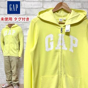 ☆未使用タグ付き☆ GAP ギャップ ジップアップフーディ ヴィンテージプリント