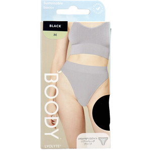 【まとめ買う】BOODY リヨライト リブ ハイレッグブリーフ Mサイズ ブラック×10個セット