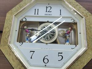 SEIKO セイコー　希少　動作確認済　からくり時計　RE541N 　壁掛け時計