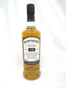 未開栓 BOWMORE 12年 ボウモア ウイスキー 40% 350ml SCOTCH WHISKY 古酒 Lh2.10