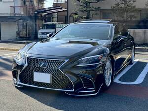 ☆個人出品☆LEXUS LS500☆車検丸2年付☆フルモデリスタエアロ☆カールソン21インチ☆エアサスコントローラ☆黒革サンルーフ付