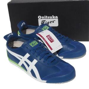 デッド!! 新品 25.5cm Onitsuka Tiger MEXICO 66 オニツカタイガー メキシコ 66 紺白グリーン 天然皮革