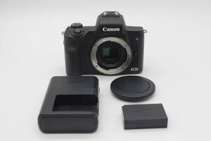 極上品 Canon Eos kiss M ブラック バッテリーチャージャー付き！