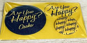 嵐 ARASHI LIVE TOUR 2016-2017年 Are You Happy? 大阪 会場限定 バッチセット 黄色 二宮和也 新品未開封