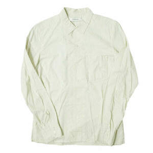 nonnative ノンネイティブ 日本製 LABORER SHIRT - COTTON BROAD MINI DOT ポルカドットBDシャツ 0 アイボリー 長袖 ボタンダウン g4731