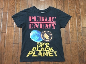 パブリックエネミー ＰＵＢＬＩＣ ＥＮＥＭＹ Tシャツ 黒 M FEAR OF A BLACK PLANET フィアー オブ ア ブラック プラネット ヒップホップ