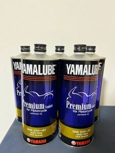 YAMAHA(ヤマハ) バイク 4ストエンジンオイル 【純正部品】ヤマルーブ プレミアムシンセティック 10W-40 5L 90793-32419