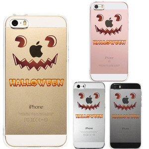 iPhone5 iPhone5s ケース クリア Hapyy halloween 3 スマホケース ハード スマホケース ハード