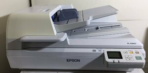 【埼玉発】【EPSON】A3ドキュメントスキャナー DS-60000　★ネットワークパネル搭載★カウンター184枚★動作確認済★　(9-4443)