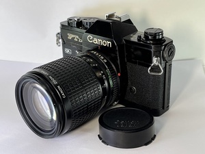 ★良品★ キヤノン CANON FTb QL ボディ ブラック / NEW FD 35-105mm F3.5-4.5 ★シャッター全速、セルタイマーOK★　 #1024-11