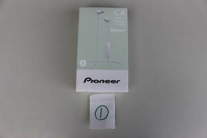 ①　パイオニア PIONEER　SE-C4BT(W) [ワイヤレスイヤホン ホワイト]　未開封　箱痛み品