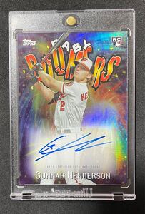 mlb topps archives 2023 auto gunnar henderson rc ルーキー 直筆サインカード