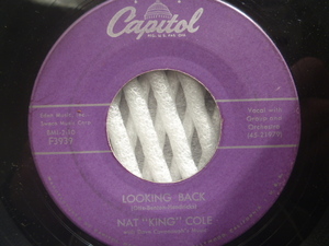 【US45】NAT KING COLE ナット・キング・コール／ Looking Back (Capitol)▼全米1958年5位