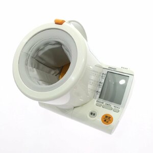 １円スタート OMRON オムロン デジタル自動血圧計 HEM-1000 スポットアーム 上腕式 健康機器 測定器 小型家電 健康管理 通電確認済み