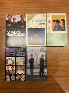 YMO YELLOW MAGIC ORCHESTRA THE BEATNIKS ベータビデオ 5本 イエローマジックオーケストラ 坂本龍一