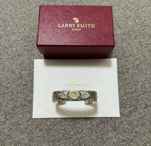 LARRY SMITH ラリースミス EAGLE HEAD BRACELET (18K GOLD ACCENT, RUG PATTERN) BR-0075