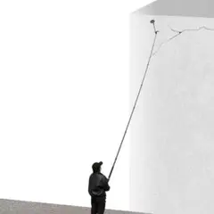 5ｍ　自撮り棒 一脚 車輪付き　簡単に外壁、高所点検調査の撮影が行える