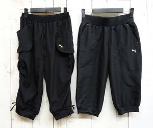 PUMA　プーマ ＊速乾生地 　ハーフパンツ　ショートパンツ 　2点　セット 　USP DRY　ドライ ＊M size　＊BLK　スポーツ トレーニング ジム