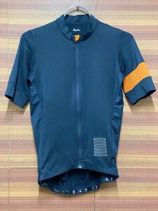 HW063 ラファ Rapha プロチームトレーニングジャージ PRO TEAM TRAINING JERSEY 半袖サイクルジャージ XSサイズ 黒オレンジ