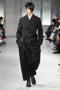 ヨウジヤマモト2023AWLOOK10ドレープパンツyohjiyamamoto