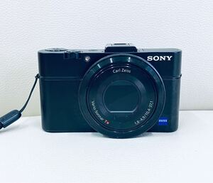 【送料無料】SONY ソニー Cyber-shot サイバーショット RX100 Ⅱ DSC-RX100M2 ブラック コンパクトデジタルカメラ バッテリー付 動作未確認