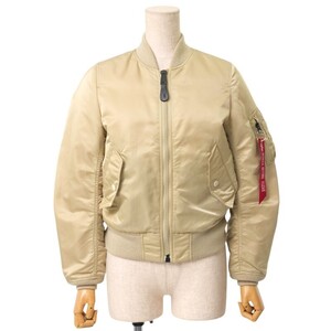 TI5192：アルファ インダストリーズ/ALPHA INDUSTRIES 《TA7010-216》 MA-1 フライトジャケット 中わた ジップアップ ジャケット サイズS