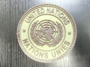 ミリタリー サバゲー コンバット タクティカル 米軍放出品 UNITED NATIONS ワッペン 送料198円