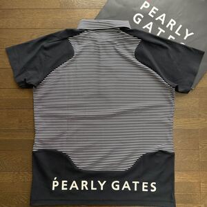 送料無料PGG×PEARLY GATES希少ダブルNAMEポロシャツMFY吸水拡散DRY部分パンチング通気性抗ピル紫外線UVCUT軽量STRETCH(大特価4)新未使用品