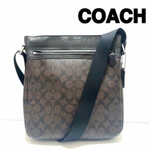 【美品】COACH ショルダーバッグ シグネチャー ペイトン F71816