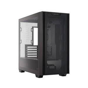 【中古】ASUS A21 CASE/BLK BTFマザーボード 対応 強化ガラス ミドルタワー micro atx PCケース 黒 国内正規代理店品