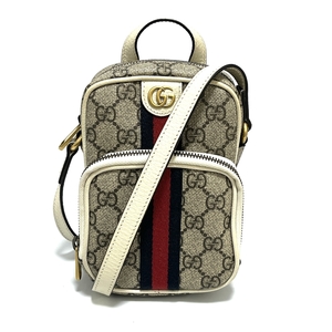 グッチ【GUCCI】671682 GGオフィディア ショルダーバッグ GGキャンバス オフホワイト ポシェット ベージュ 17971