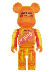 ※400%のみ ベアブリック Sex Pistols Clear Ver. 2015年 BE@RBRICK MEDICOM TOY セックス・ピストルズ