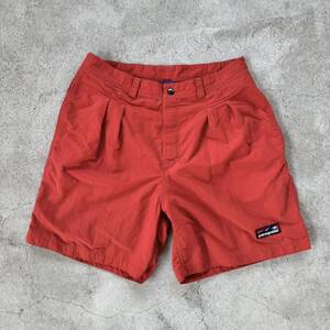 Patagonia 波タグ ショーツ 32 パタゴニア ショートパンツ /Red 古着 90s