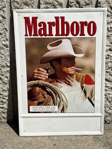 ◯Marlboro(マールボロ)看板(大)/サインプレート/店頭ディスプレイ/タバコ/フィリップモリス/マルボロ/58×86cm