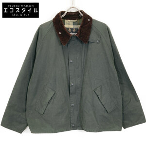 Barbour バブアー 241MWX1678 23AW オリーブ トランスポートワックスジャケット オリーブ 42 ジャケット コットン メンズ 中古