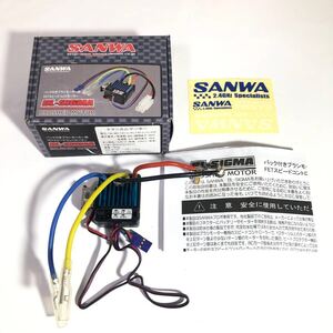 使用少　サンワ　BL-SIGMA 1/10 RC用 ESC アンプ　ブラシ　説明書付き