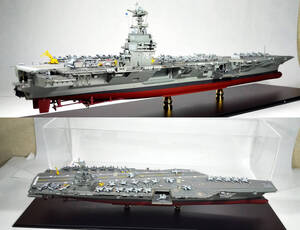 ●完成品・1/700・アメリカ海軍・最新鋭空母・CVN-78・ジェラルド・R・フォード（新エッチング使用）