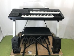 【引取限定】YAMAHA ヤマハ ステージア D-DECK カジュアルエレクトーン ELC-02 ELCU-M02 2021年製 Ver.2.13 スピーカー付き TD12046N