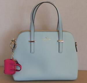 【USA★Kate Spade★ケイトスペード】ハンドバッグ★Cedar Street Maise★PXRU4471★ミントグリーン+おまけ/キーリング/コイン/ピンク