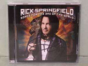 直筆サイン付 / RICK SPRINGFIELD リック・スプリングフィールド / SONGS FOR THE END OF THE WORLD　　　US盤CD