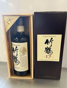 未開封☆NIKKA　ニッカ　ピュアモルト　ウイスキー☆竹鶴17年 NIKKA 竹鶴 ピュアモルト