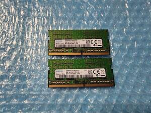 即決 SAMSUNG製 8GB×2枚 計16GB DDR4 PC4-2133 PC4-17000 260pin 送料120円～