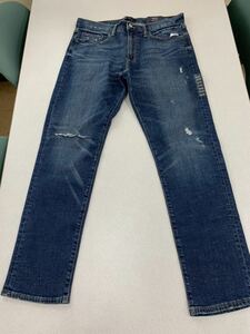 ●ＧＡＰ●新品●ジーンズ●スリム●ギャップ●ウエスト81X股下81ｃｍ●デニム●USED加工●33●2-2