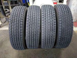 EH002■145/80R12 80/78N LT　4本価格　BRIDGESTONE ｗ300　送料無料 冬 ’23年 7～8分山 エブリイ キャリィ ハイゼット アクティ