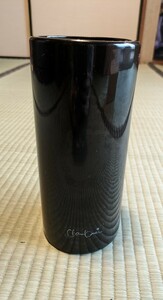 花瓶　陶器　高さ20cm　直径9cm　未使用　かびん