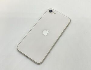 1円～ iPhone SE 第3世代 MMYD3J/A 64GB スターライト SIMロックなし 判定○ バッテリー85％ スマートフォン