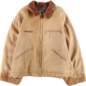 古着 90年代 カーハート Carhartt デトロイトジャケット ダックワークジャケット メンズXXL ヴィンテージ /eaa384786 【SS2403】