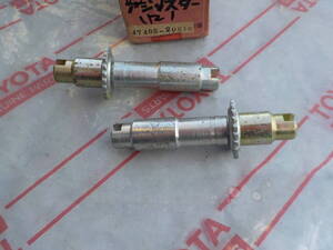 トヨペット コロナ RT40 ブレーキ アジャスター 2個 新品 当時物 PT40 PT46 RT46 RT20 コロナライン TOYOTA CORONA 47405-20010