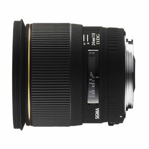 【中古】SIGMA 単焦点広角レンズ 24mm F1.8 EX DG ASPHERICAL MACRO ソニー用 フルサイズ対応